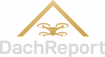 DachReport Firmenlogo weiß auf transparentem Hintergrund